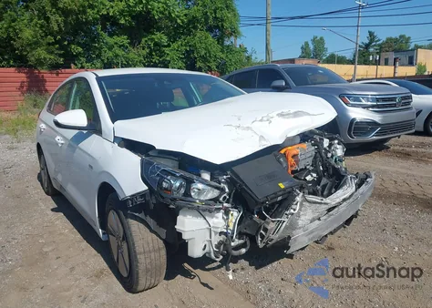 2020 Hyundai Ioniq Se z USA, uszkodzony, nr VIN KMHC75LC6LU189905